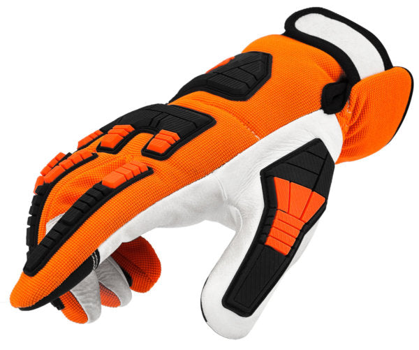 GUANTI ANTITAGLIO X MOTOSEGA 12/XXL ARANCIONE IN PELLE