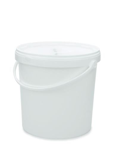 SECCHIO IN PLASTICA CON COPERCHIO 14 LT DIAM. 30X29H CM