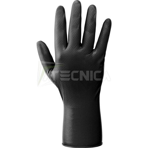 GUANTI NITRILE NERI DIAMOND TG XL